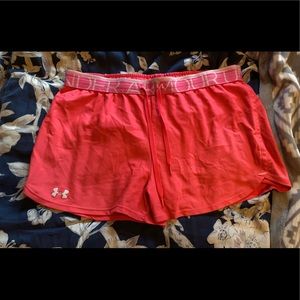 Pink Underarmor Shorts